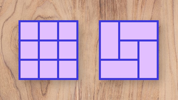 two square grid collage layouts