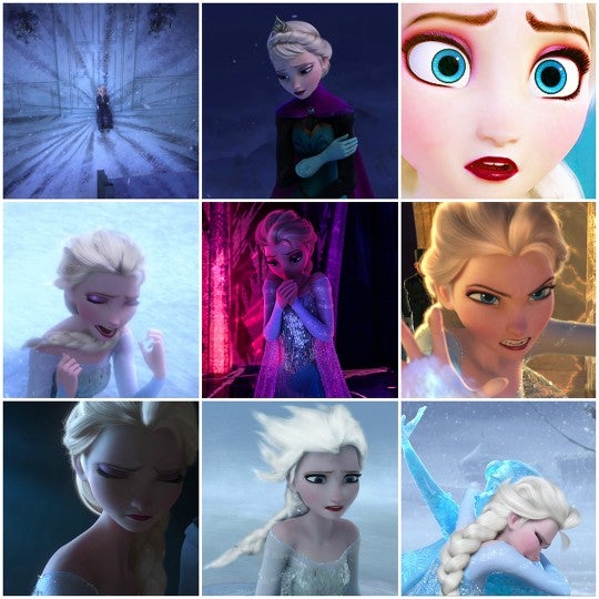 Elsa's negative emotions | BeFunky Photo Editor