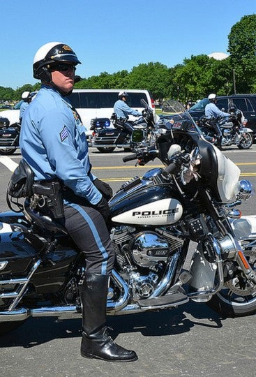 Motorcycle cop by dajohnson | BeFunky Photo Editor