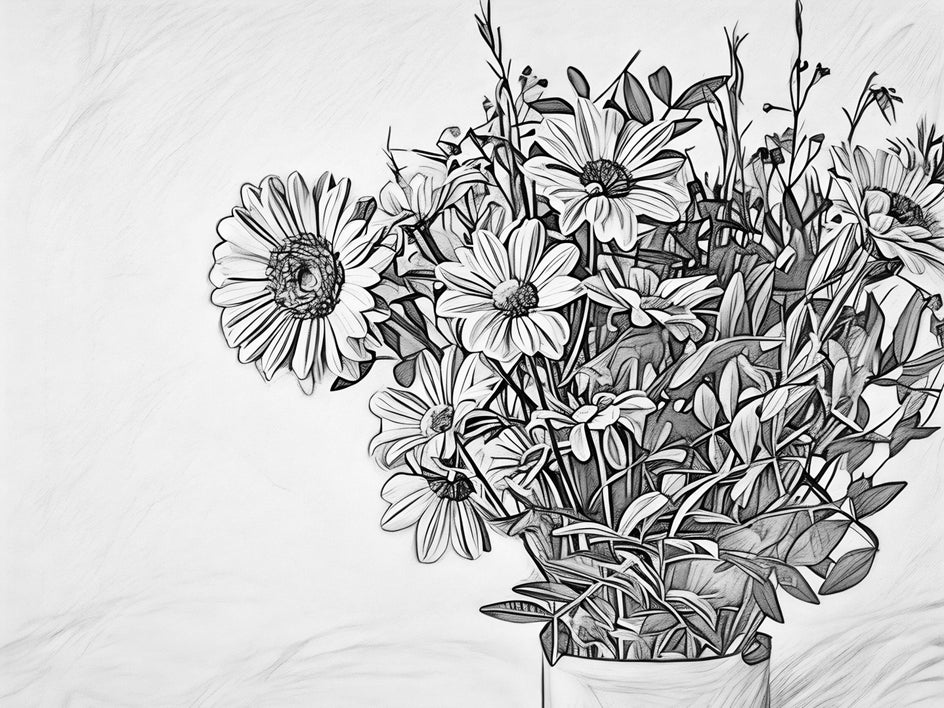 still life after charcoal