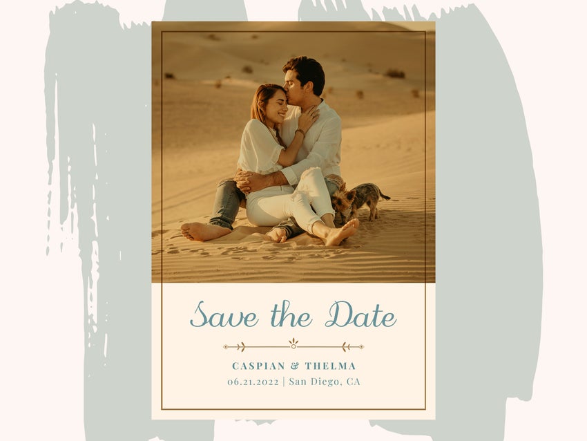 How to Make a Themed Save the Date Card | Learn BeFunky