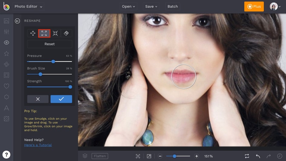 How to Retouch Photos With the Reshape Tool | Learn BeFunky