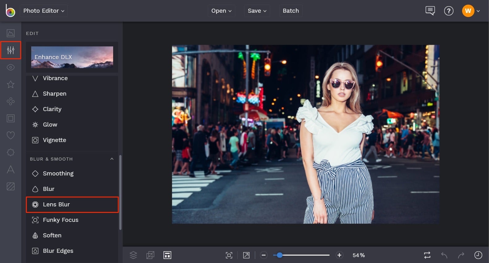 how can i blur the background in hypersnap