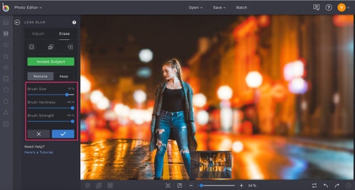 Bokeh & Blur Backgrounds With Lens Blur | Learn BeFunky