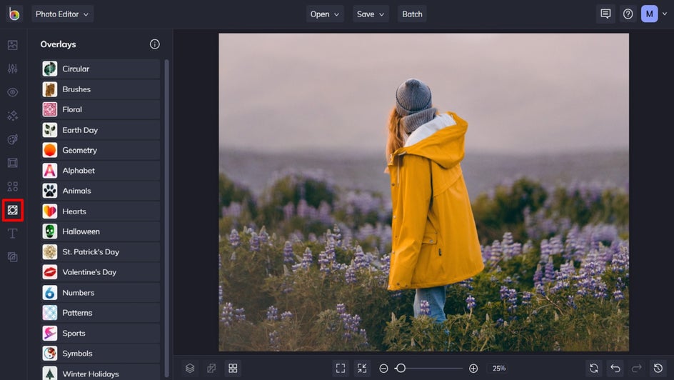 How to Add Brushstroke Overlays to Photos