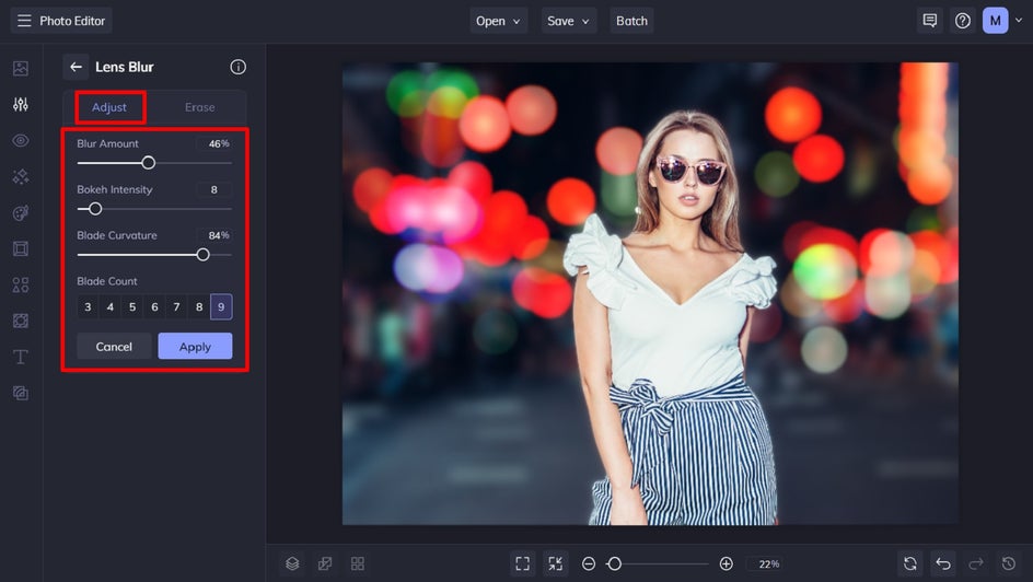 BeFunky background blurring techniques giúp bạn tạo ra những bức ảnh đẹp mắt và chuyên nghiệp chỉ với vài thao tác đơn giản. Công cụ nền mờ sẽ giúp bạn tập trung chủ đề của bức ảnh và làm nổi bật các chi tiết quan trọng. Hãy tham khảo ngay và tạo ra những bức ảnh đỉnh cao!