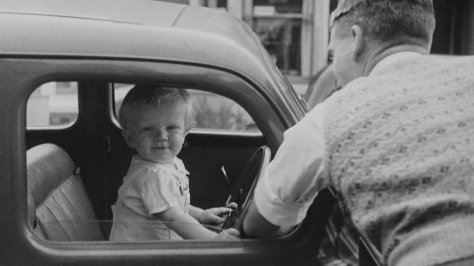 black and white fathers day before