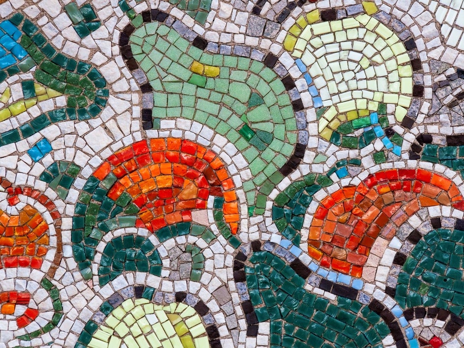 photo of tiled mosaic