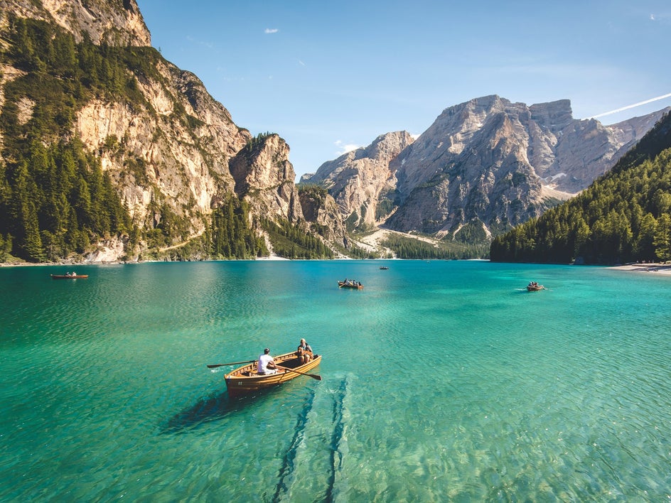 water mountain landscape