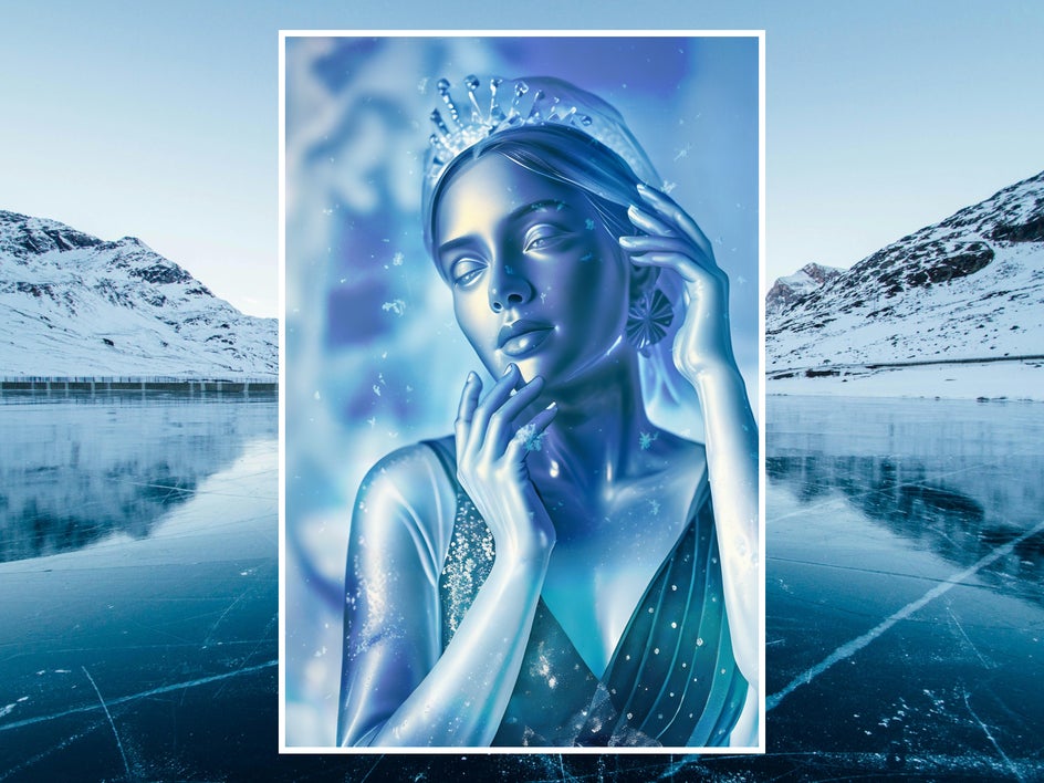 snow queen portrait